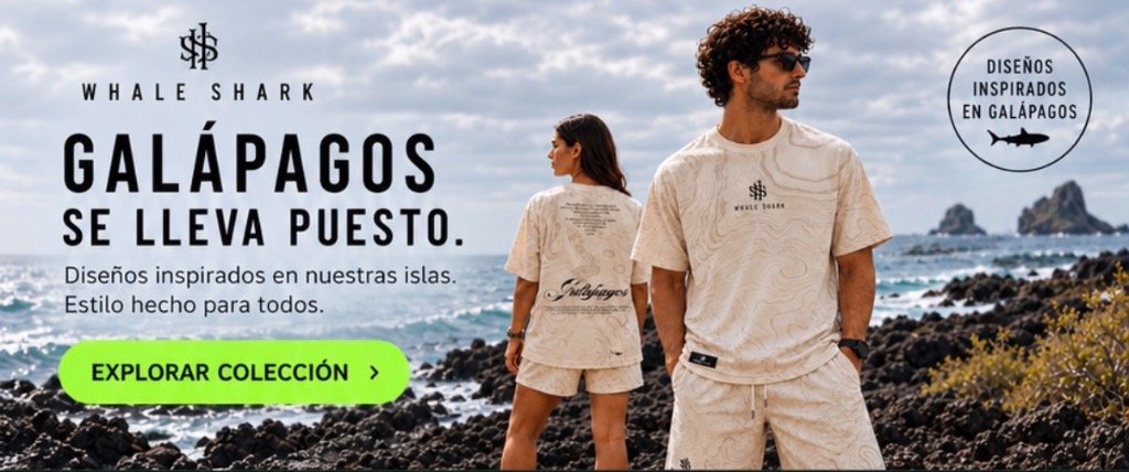 Whale Shark Galápagos - Galápagos se lleva puesto